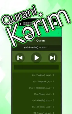 Quran azərbaycanca android App screenshot 4