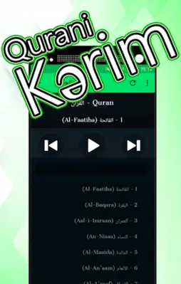 Quran azərbaycanca android App screenshot 8